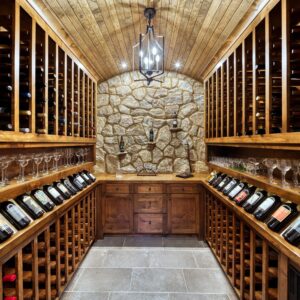 Custom Wine Cellar Racks and Cabinets